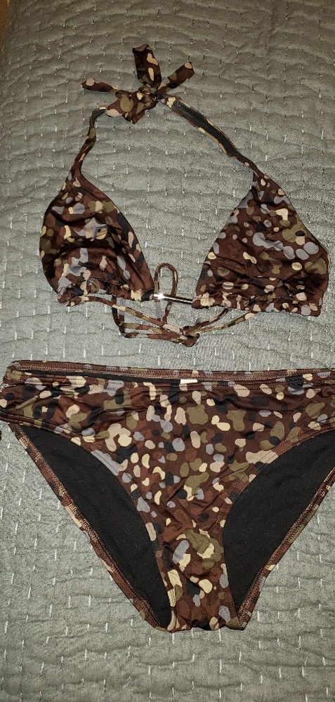 Victoria's Secret Camo Bikini Small